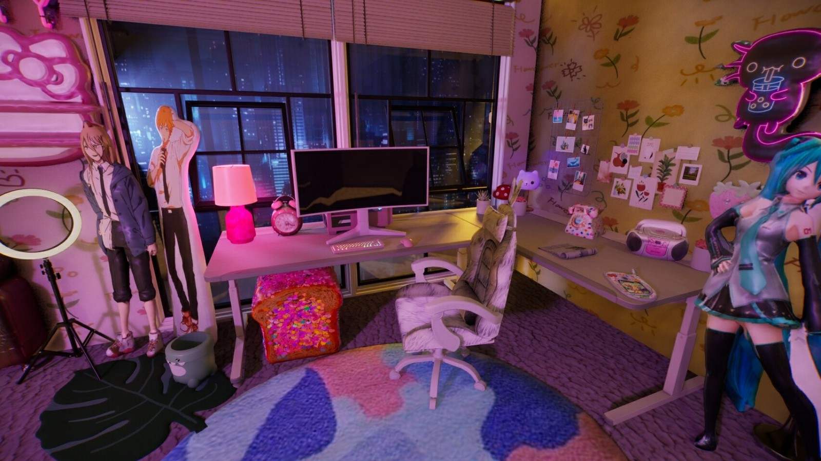 魔法家族实验室夜间线索探索与角色事件场景